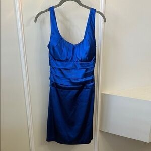 B Darlin Royal Blue Mini Dress